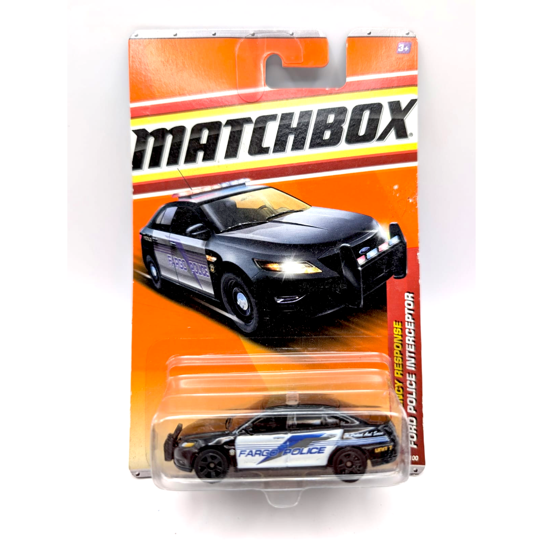 Matchbox Ford Police Interceptor Fargo Police 2011 Nr. 49 Neu OVP