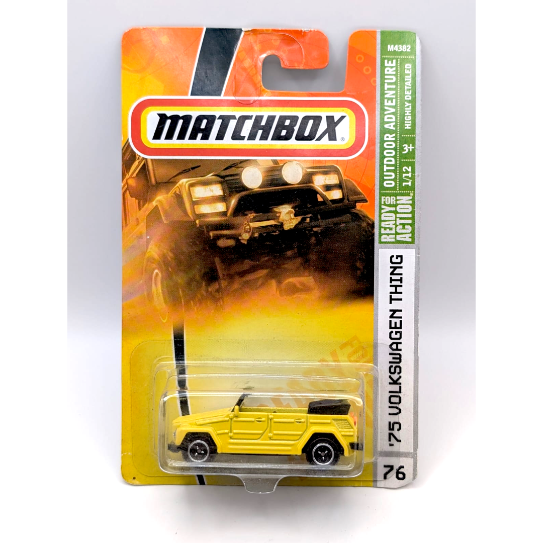 Matchbox ’75 Volkswagen Thing Outdoor Adventure Nr. 76 Gelb 2008 Neu OVP
