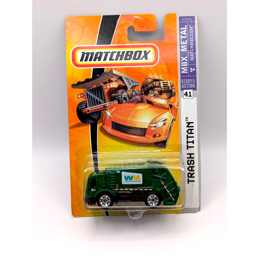 Matchbox Trash Titan Waste Management Nr. 41 Grün K9496 2007 Neu OVP