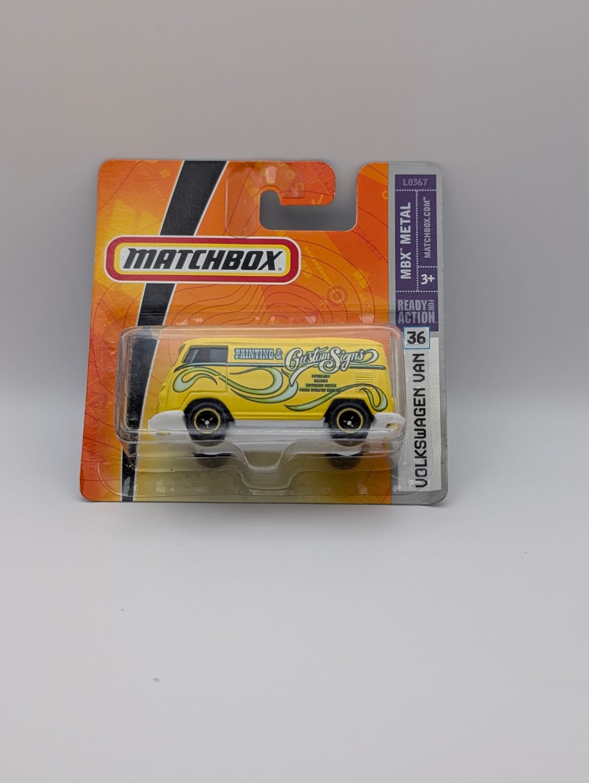 Matchbox Volkswagen Van MBX Metal Nr. 36 Gelb L0367 2007 Neu OVP