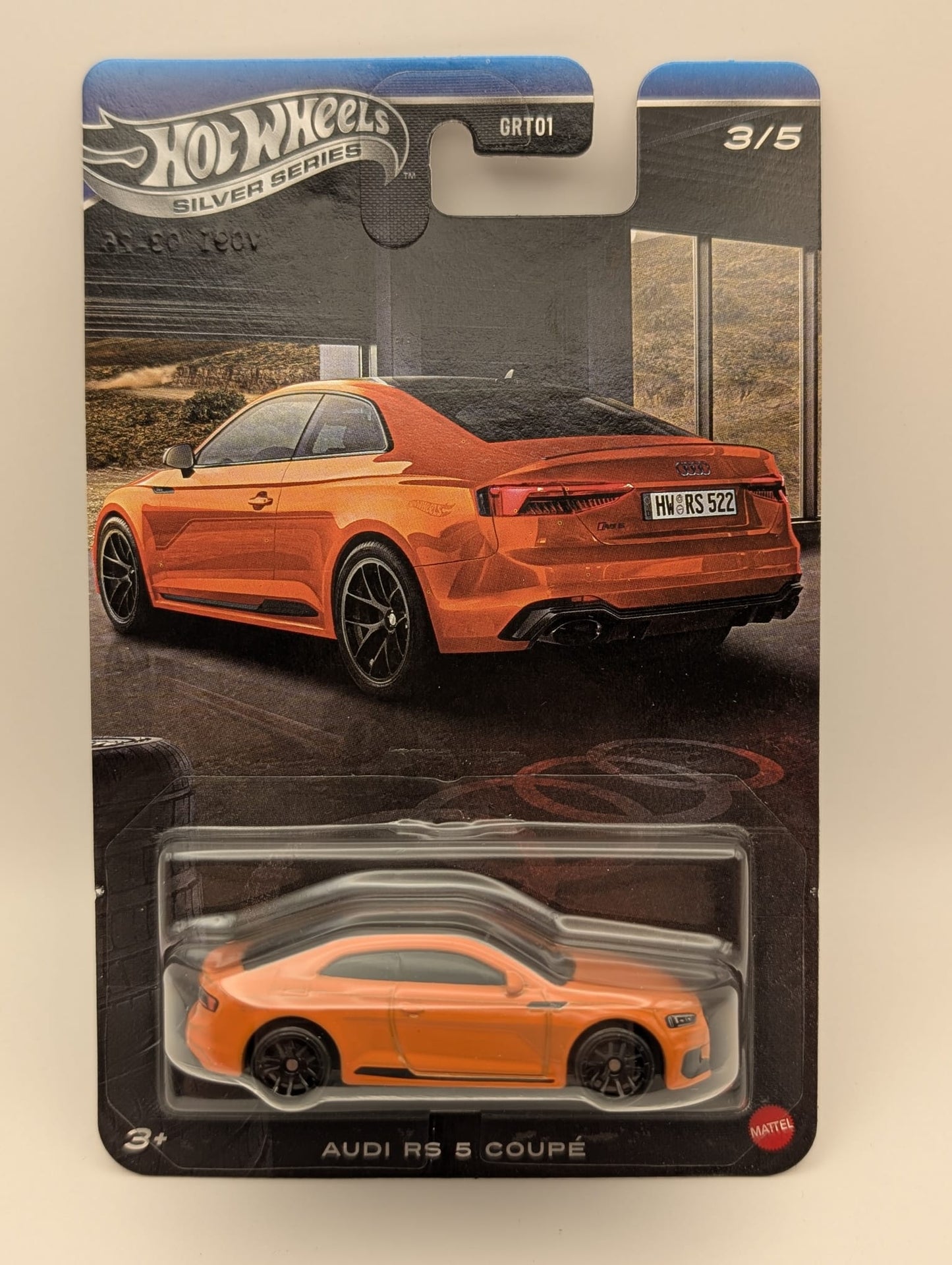 Hot Wheels Silver Series Audi RS 5 Coupé 3/5 Orange 1:64 OVP