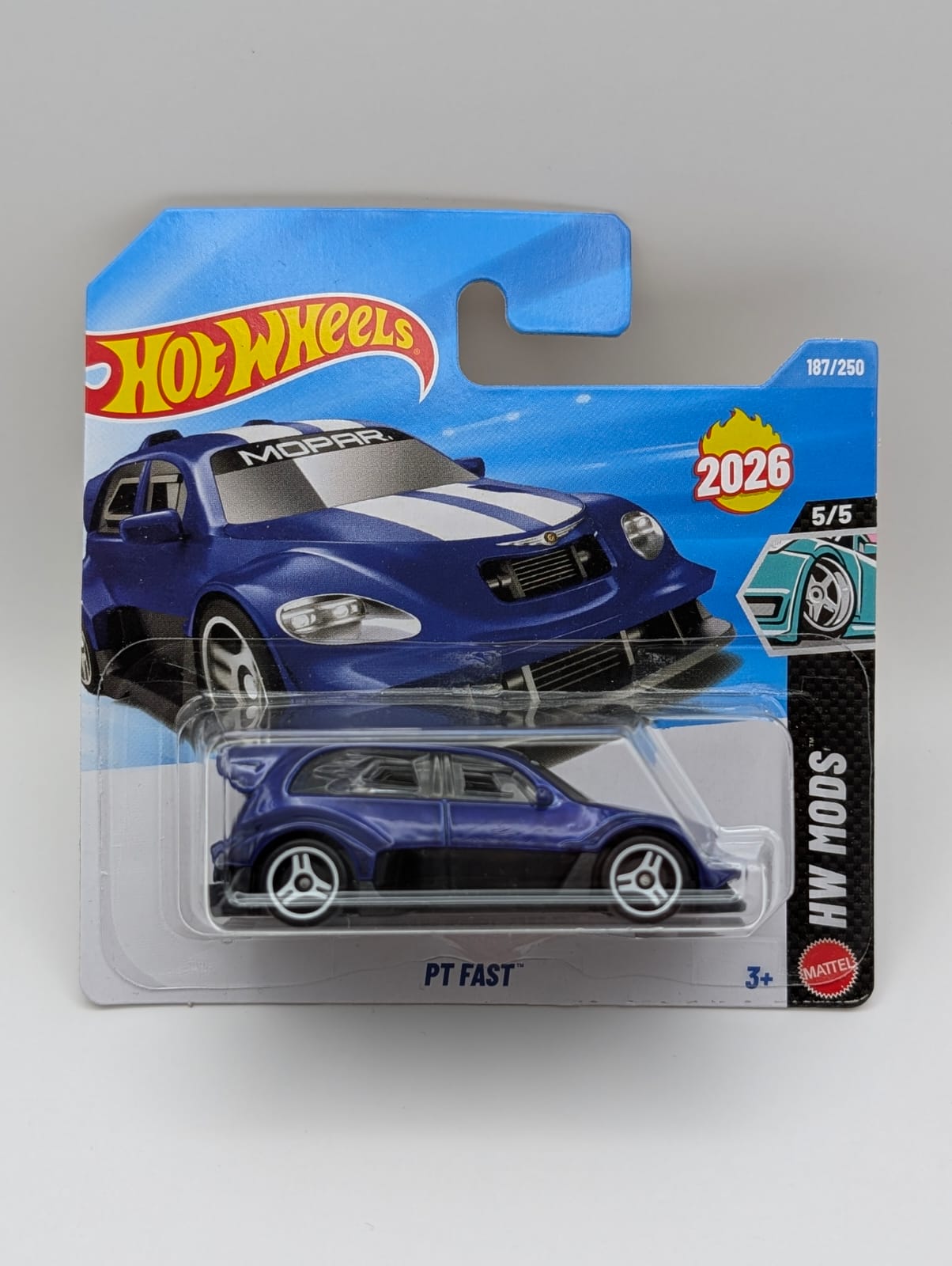 Hot Wheels PT Fast HW Mods 5/5 #187/250 blau Neuheit 2026 OVP