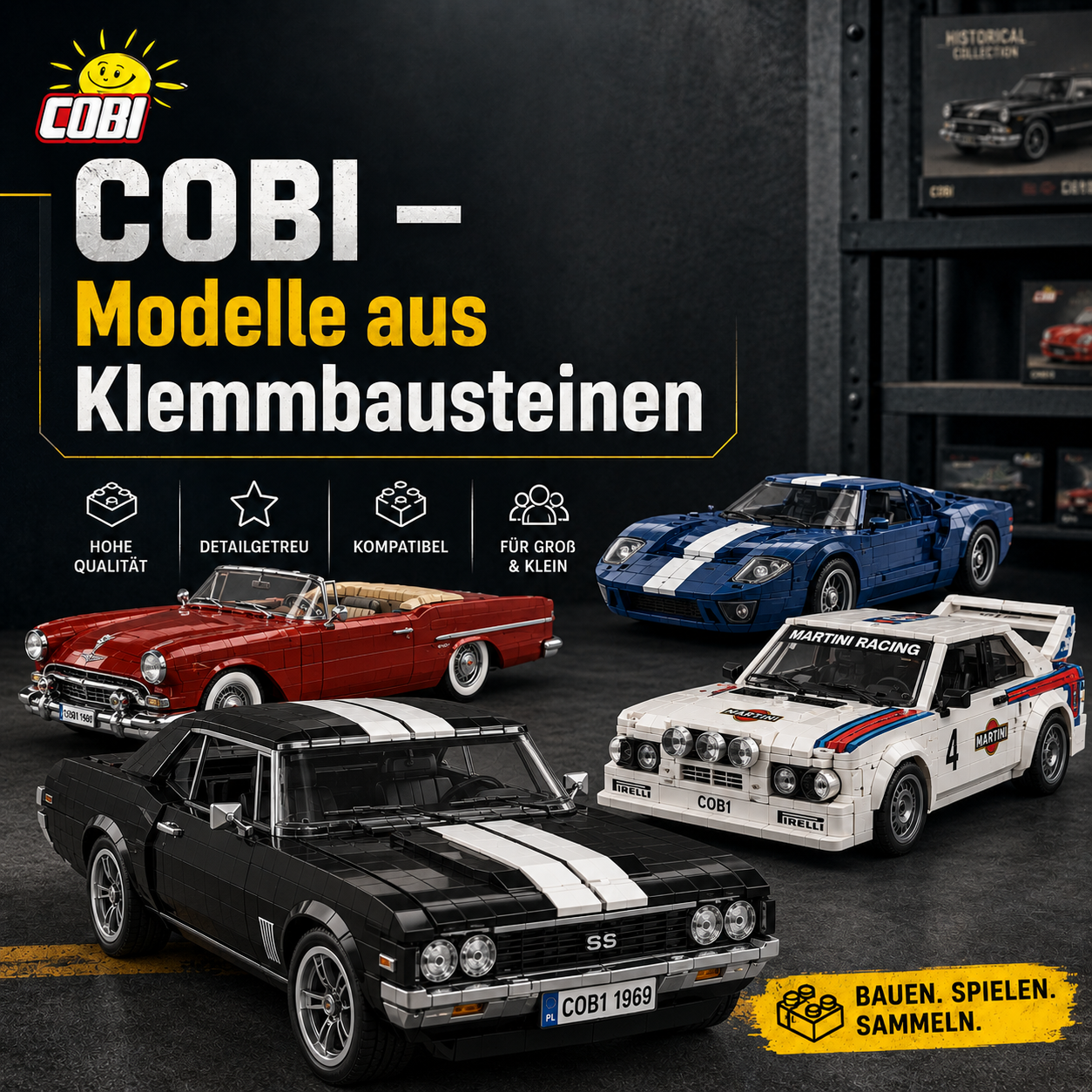 COBI - Modelle aus Klemmbausteinen