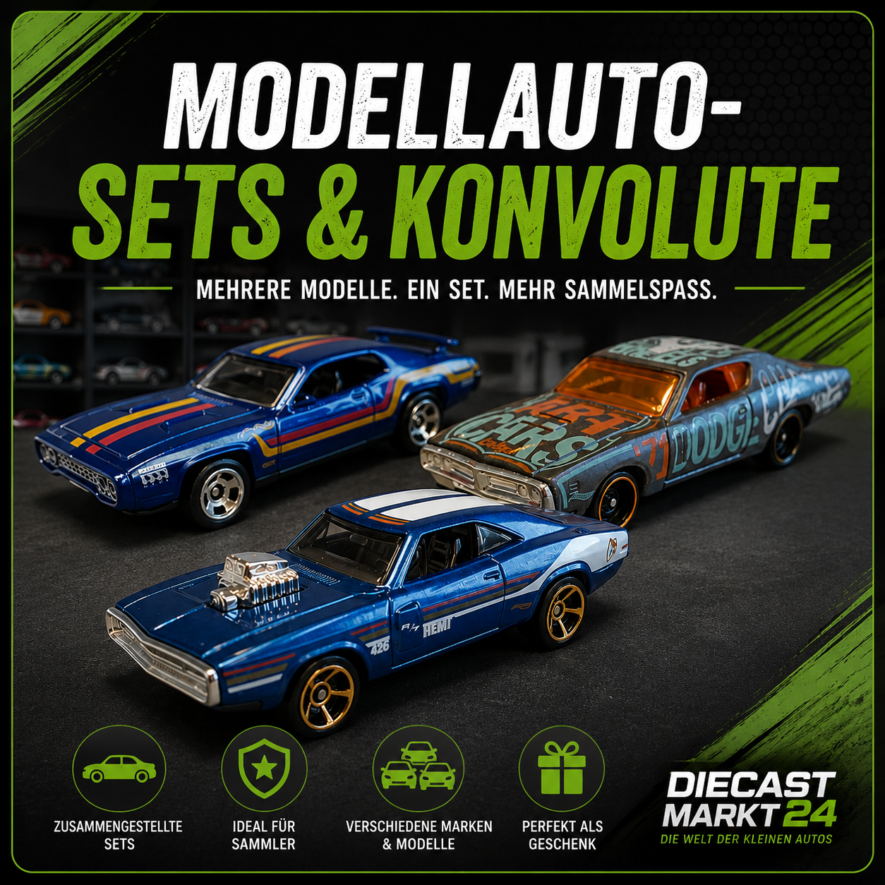 Modellauto-Sets & Konvolute