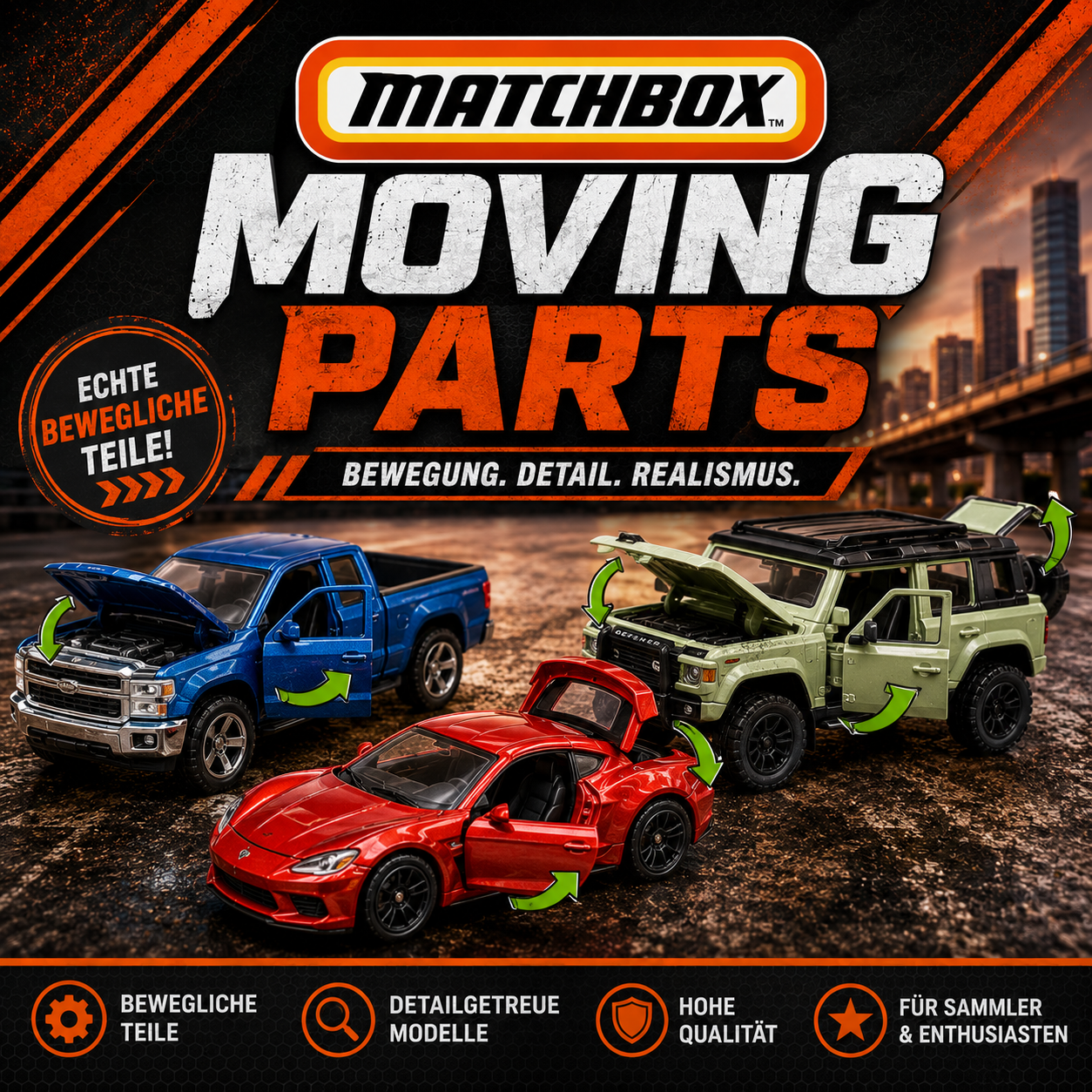 Matchbox Moving Parts