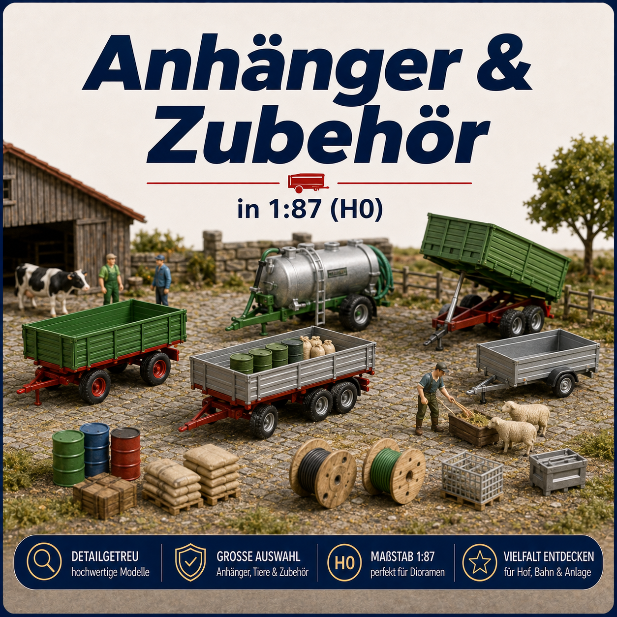 1:87 Anhänger & Zubehör