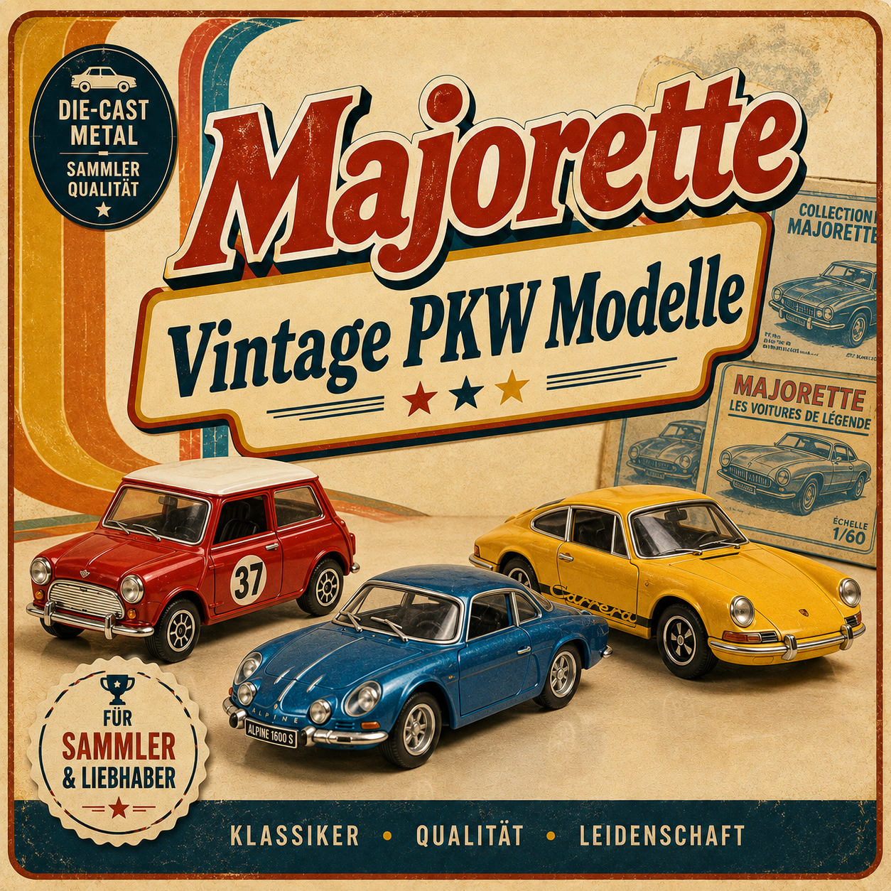 Majorette Vintage PKW Modelle