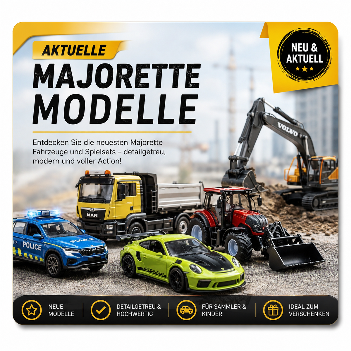 Aktuelle Majorette Modelle