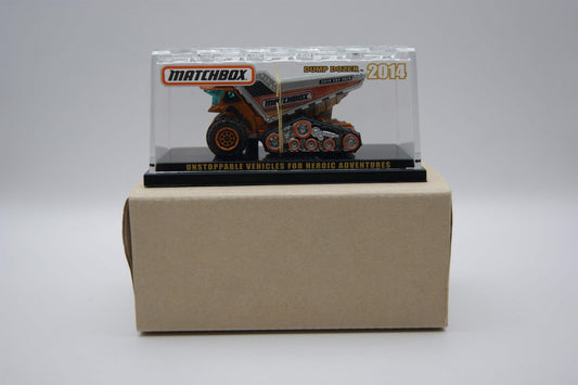 Matchbox 2014 Toy Fair Exclusive Dump Dozer Vitrinenbox mit Umkarton Rarität