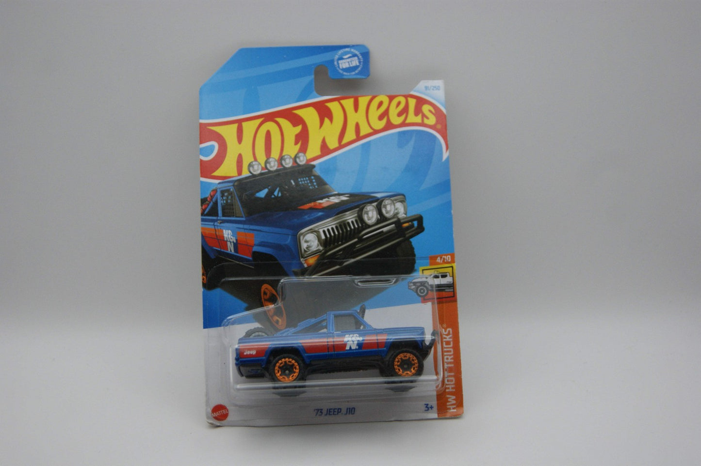 Hot Wheels '73 Jeep J10 2024 HW Hot Trucks 4/10 91/250 K&N Blau OVP 1:64