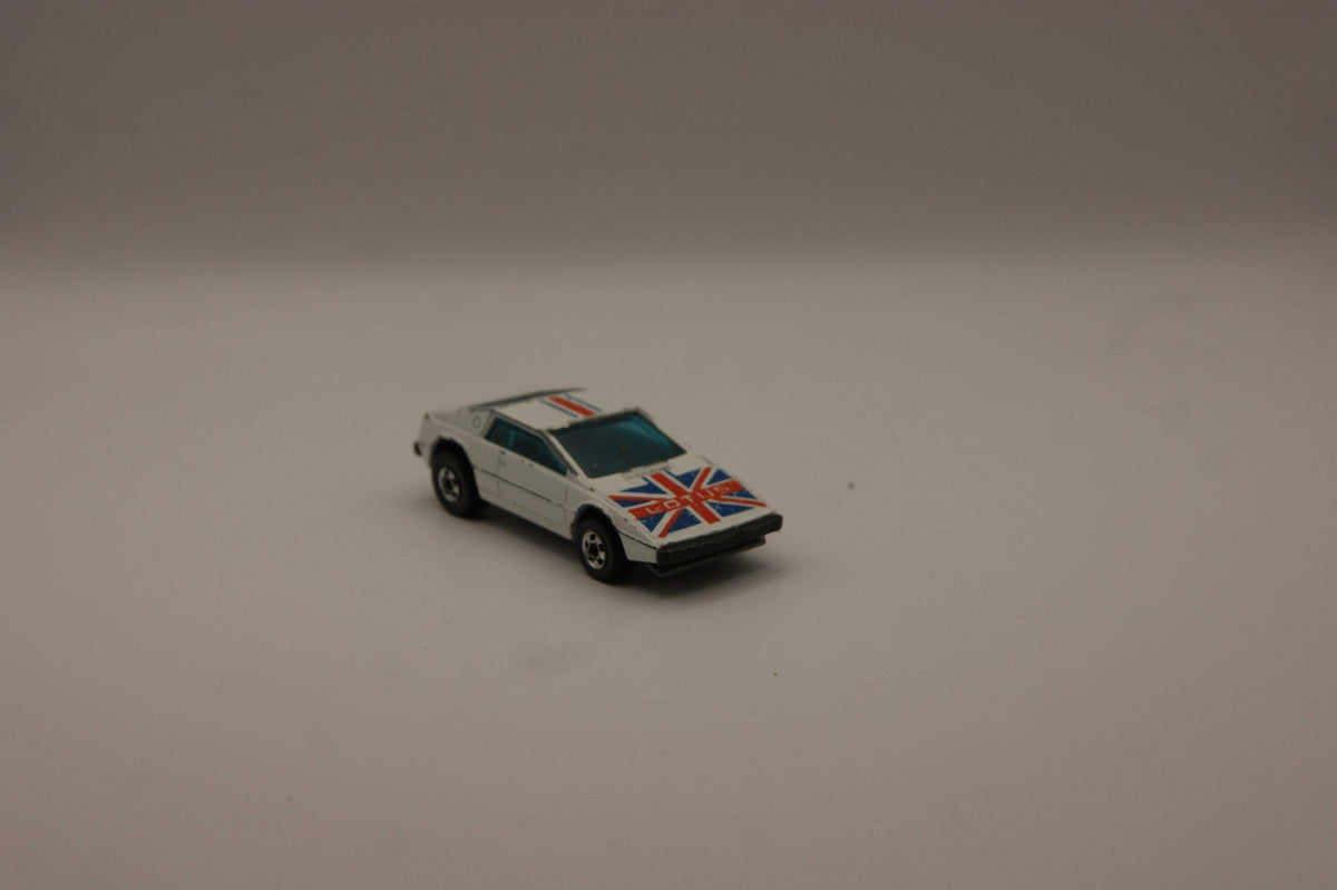 Hot Wheels Royal Flash Lotus Esprit weiß Union Jack Blackwall Hong Kong Vintage