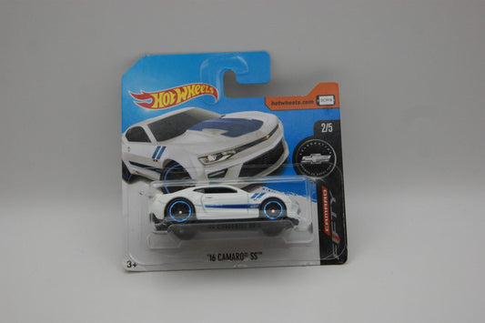 Hot Wheels ’16 Camaro SS 2017 Camaro Fifty 2/5 265/365 Weiß Short Card OVP