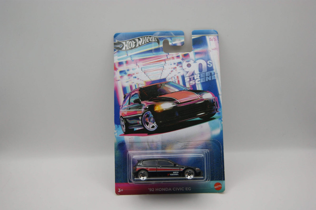 Hot Wheels 90’s Street Scene ’92 Honda Civic EG 5/5 JCB56 JDY83 1:64 OVP