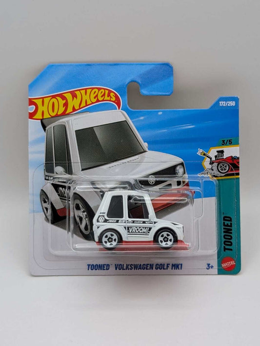 Hot Wheels Tooned Volkswagen Golf MK1 weiß HW Tooned 3/5 #172/250 OVP