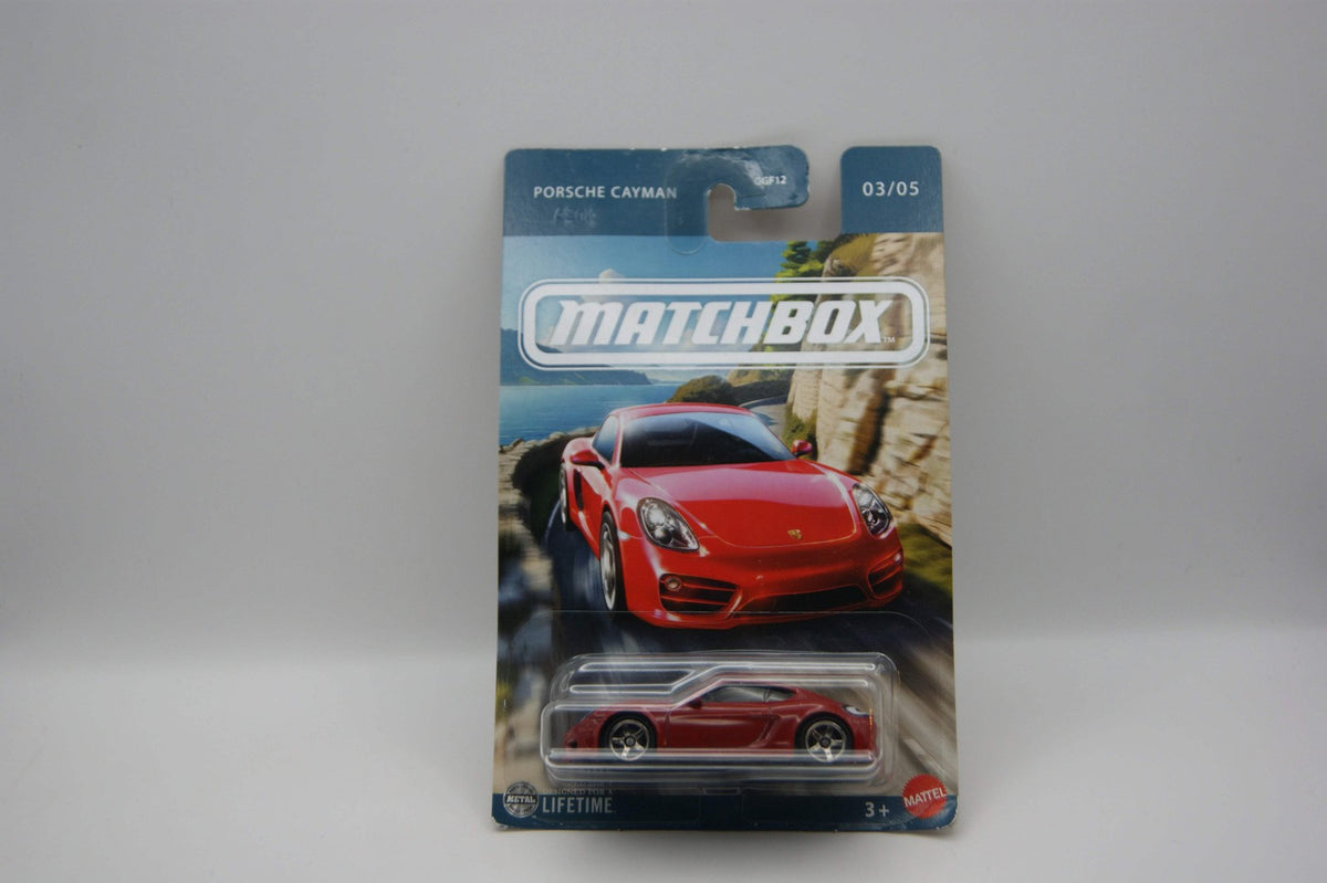 Matchbox European Series Porsche Cayman 3/5 JCH22 GGF12 1:64 Rot OVP