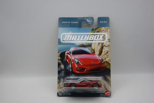 Matchbox European Series Porsche Cayman 3/5 JCH22 GGF12 1:64 Rot OVP