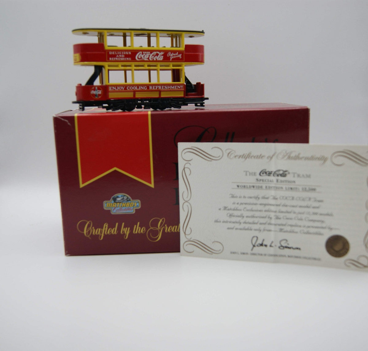 Matchbox Collectibles Coca-Cola Tram Special Edition YYM37797 OVP Zertifikat