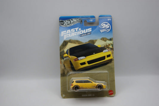 Hot Wheels Silver Series Fast & Furious Race-Off Honda Civic EG 5/5 JKX19 HNR88