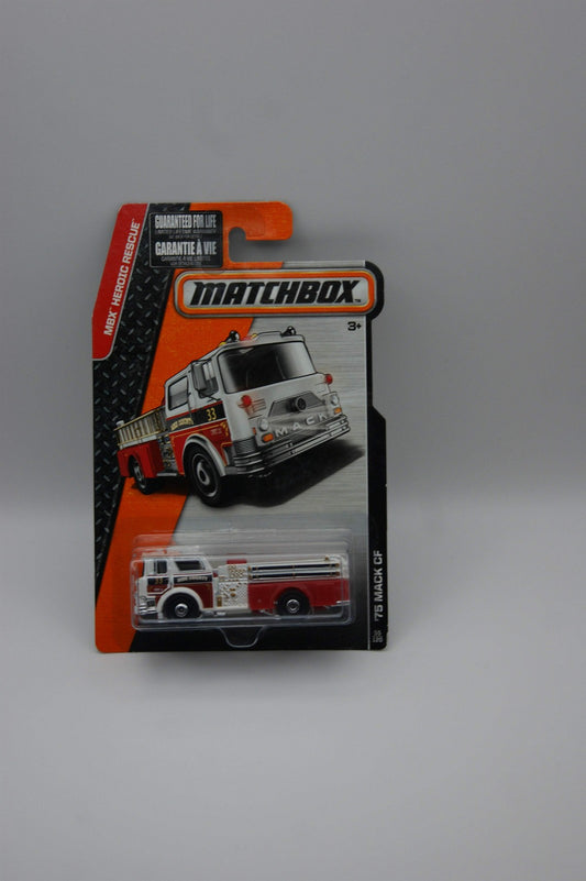 Matchbox ’75 Mack CF Feuerwehr MBX Heroic Rescue 55/120 US Long Card OVP