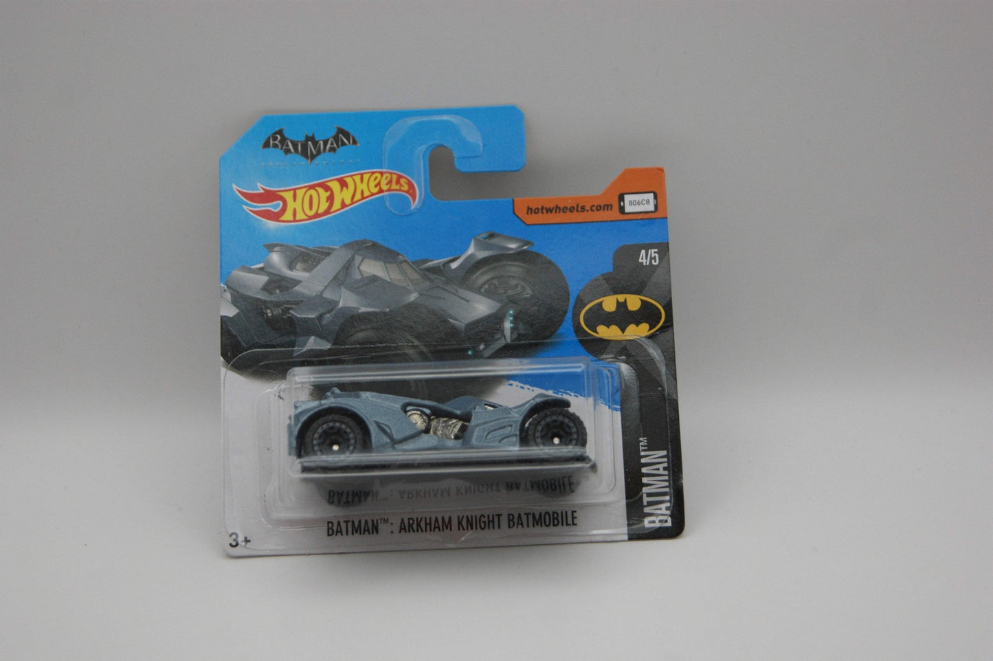 Hot Wheels Batman Arkham Knight Batmobile 2017 Batman 4/5 267/365 Grau Short Car