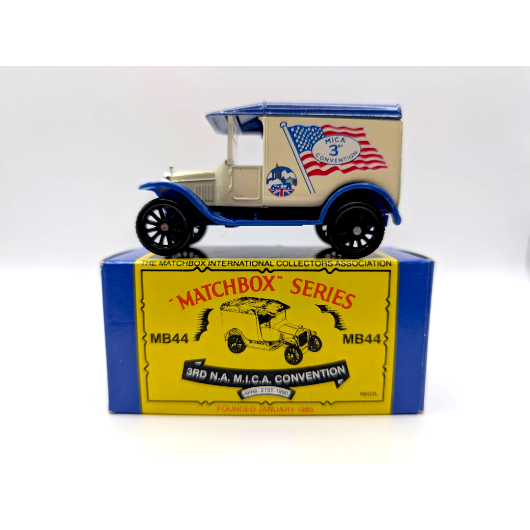 Matchbox MB44 Ford Model T 3rd MICA Convention Baltimore 1990 mit OVP