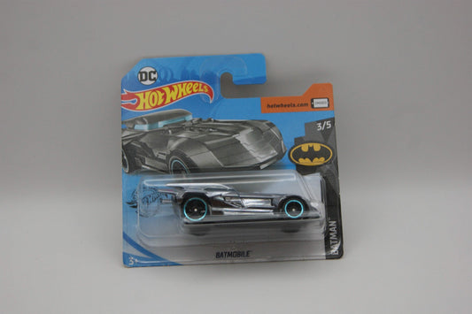 Hot Wheels Batmobile DC Batman 3/5 2017 Chrome Blue Rims 9/250 OVP 1:64