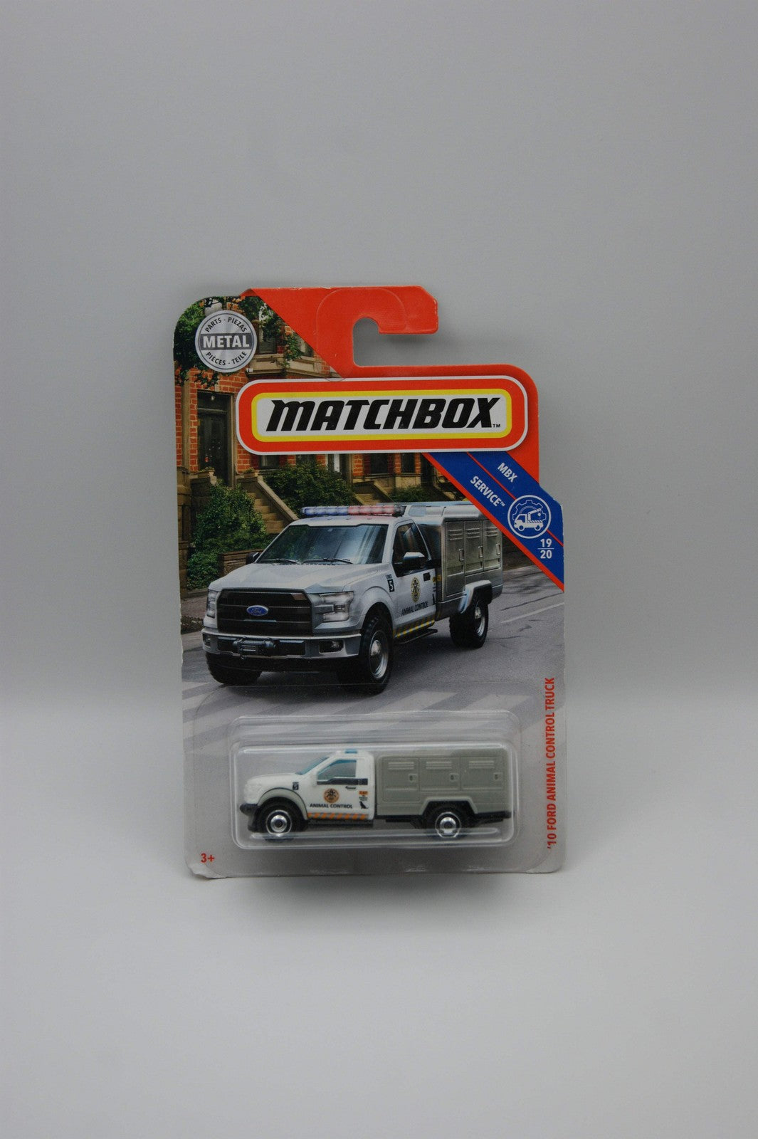 Matchbox ’10 Ford Animal Control Truck MBX Service 19/20 US Modell Long Card OVP