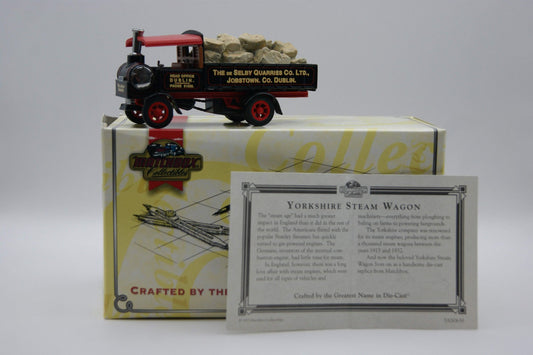 Matchbox YAS04-M 1917 Yorkshire Steam Wagon De Selby Quarries OVP Zertifikat