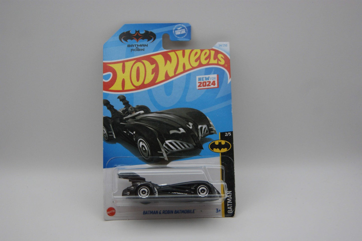 Hot Wheels Batman & Robin Batmobile 2024 Batman 2/5 54/250 HRY54 Neu OVP