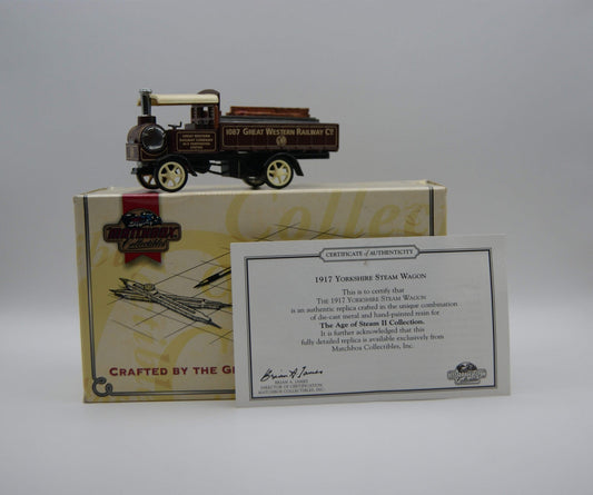 Matchbox YAS11-M 1917 Yorkshire Steam Wagon GWR OVP mit Zertifikat