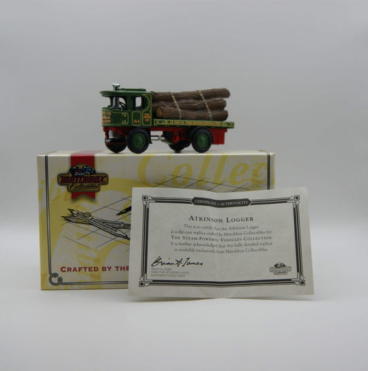 Matchbox Collectibles YAS06-M 1918 Atkinson Logger J.B. Kind mit OVP Zertifikat