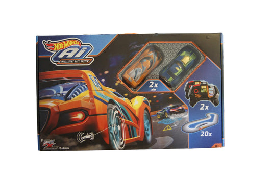 Hot Wheels A.i. Intelligent Race System FBL83 Rennbahn 2 Autos 2 Controller OVP