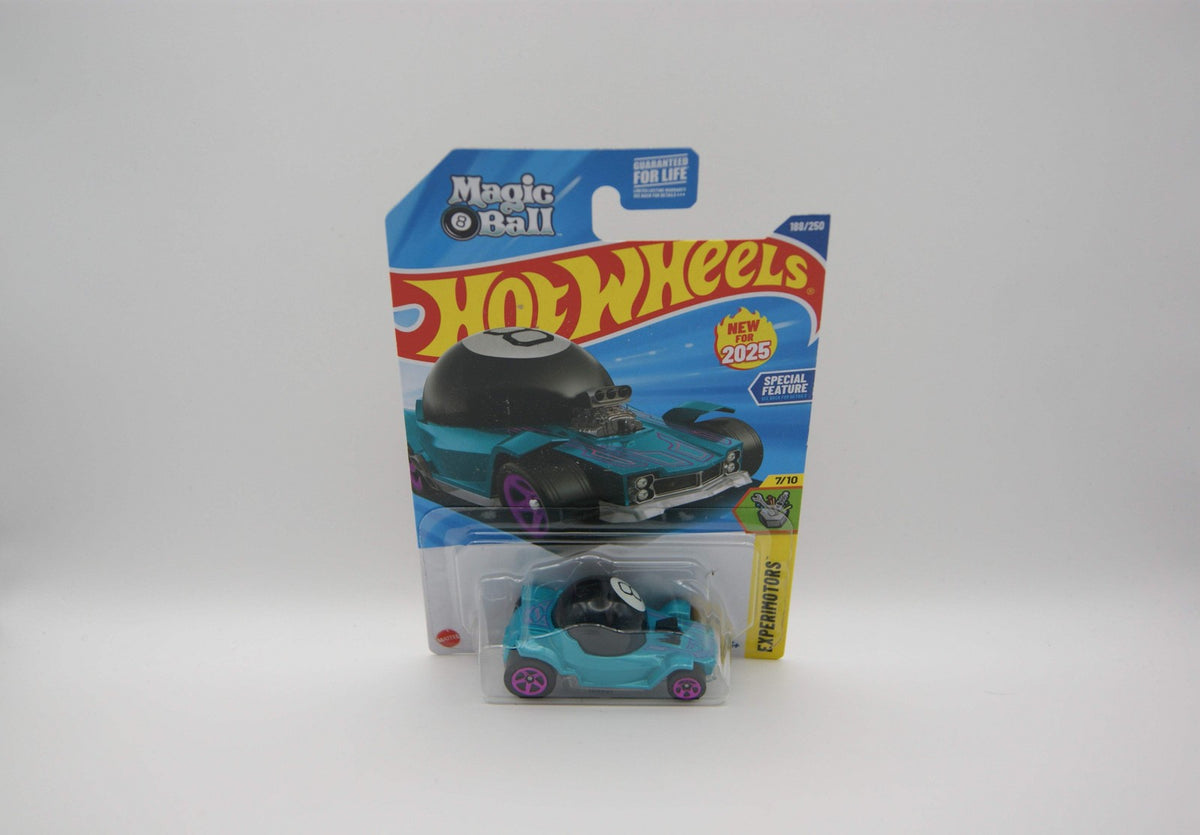 Hot Wheels Decidedly Go Magic 8 Ball Türkis Experimotors 7/10 188/250 OVP