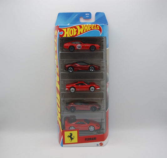 Hot Wheels Ferrari 5-Pack 2026 JKG16 F40 Dino SF90 365 GTB4 12Cilindri OVP