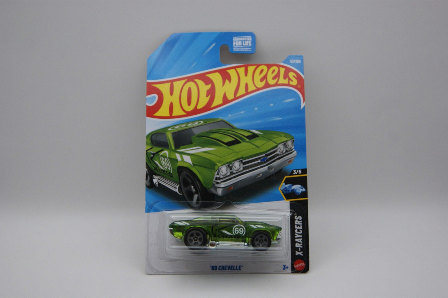 Hot Wheels ’69 Chevelle 2026 X-Raycers 3/5 53/250 JJK83 Grün Transparent OVP