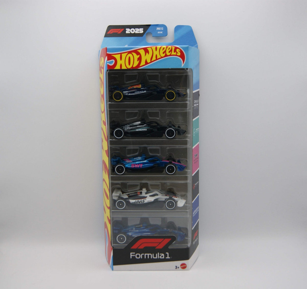Hot Wheels Formula 1 F1 2025 5-Pack JKG12 Red Bull Mercedes Alpine Haas Williams