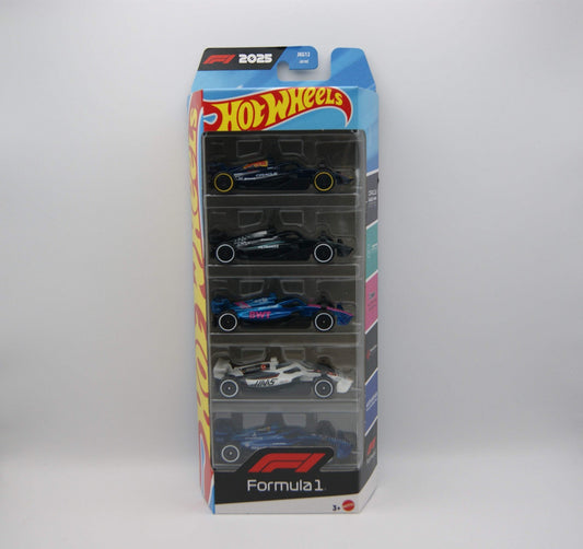 Hot Wheels Formula 1 F1 2025 5-Pack JKG12 Red Bull Mercedes Alpine Haas Williams