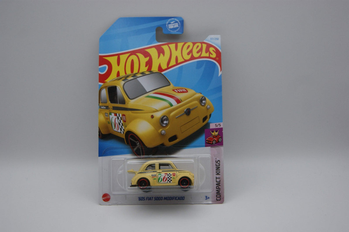 Hot Wheels ’60s Fiat 500D Modificado – Compact Kings 5/5 – 117/250 – 2024 OVP