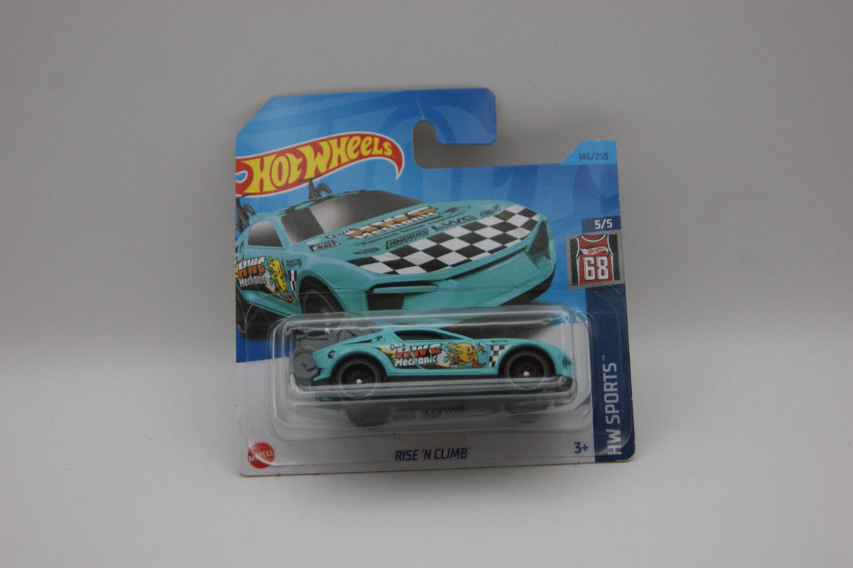 Hot Wheels Rise ’N Climb 2026 HW Sports 5/5 146/250 Türkis Short Card OVP
