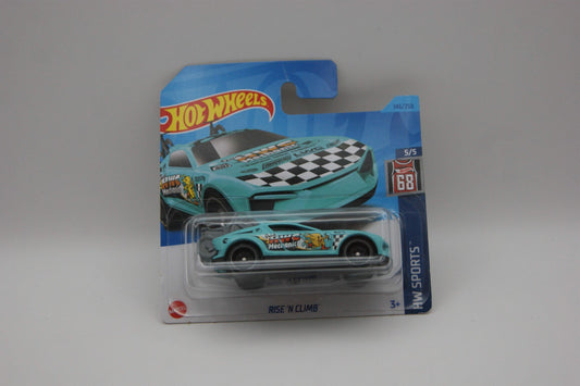 Hot Wheels Rise ’N Climb 2026 HW Sports 5/5 146/250 Türkis Short Card OVP