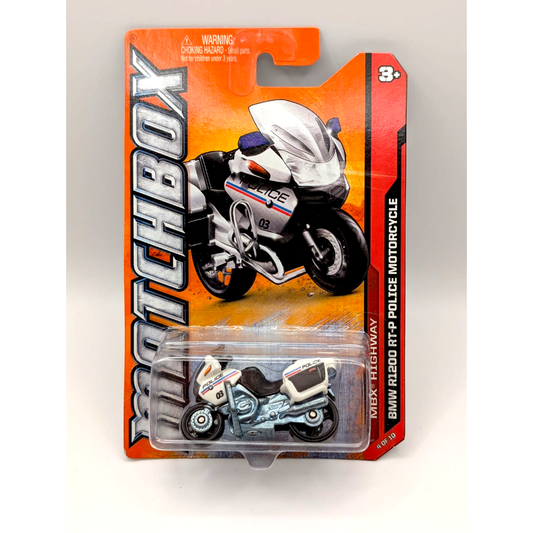 Matchbox BMW R1200 RT-P Police Motorrad MBX Highway US Long Card OVP