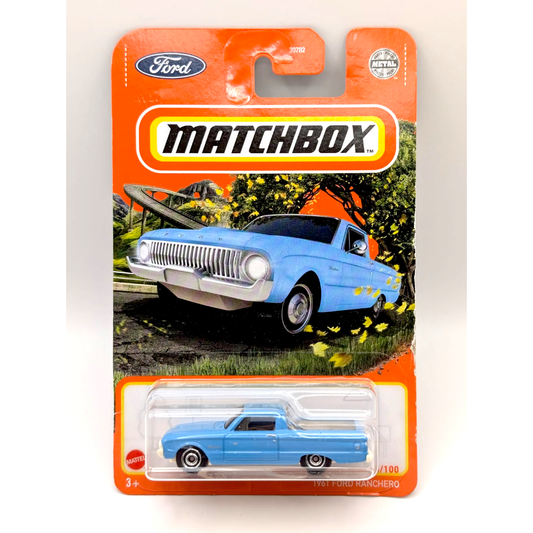 Matchbox ’61 Ford Falcon Ranchero MBX Highway Nr. 96 Hellblau 2021 Neu OVP