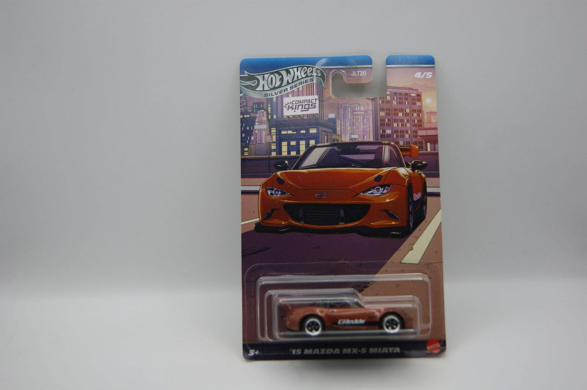 Hot Wheels Silver Series Compact Kings ’15 Mazda MX-5 Miata 4/5 JKX56 JLT20 OVP