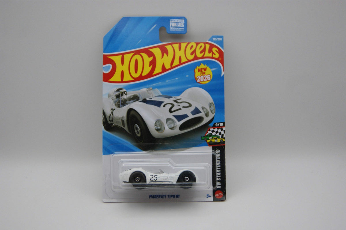 Hot Wheels Maserati Tipo 61 2026 – HW Starting Grid 9/10 – 123/250 – Neu OVP 1:6