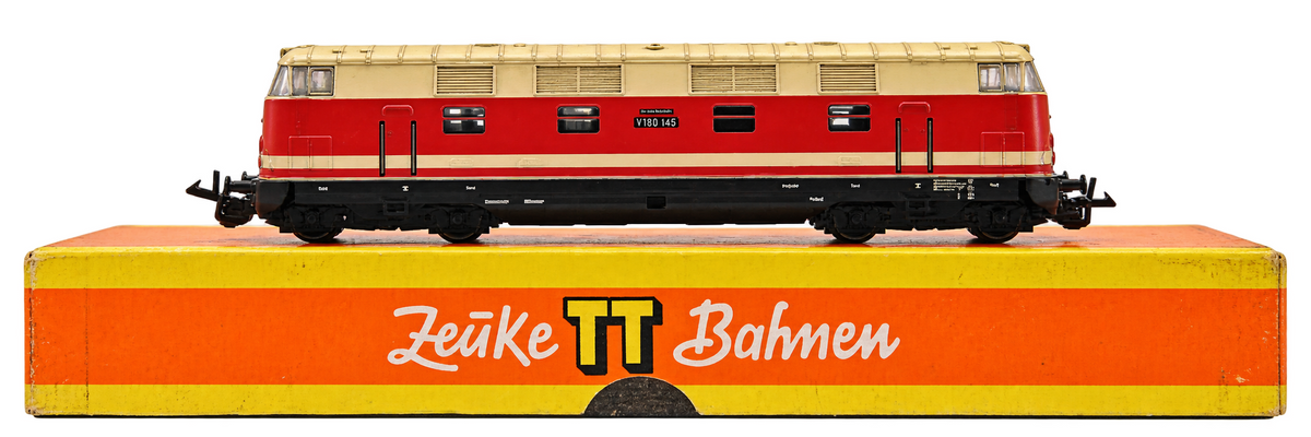Zeuke V 180 146 Diesellok DR Rot TT 1:120 545/750 mit OVP