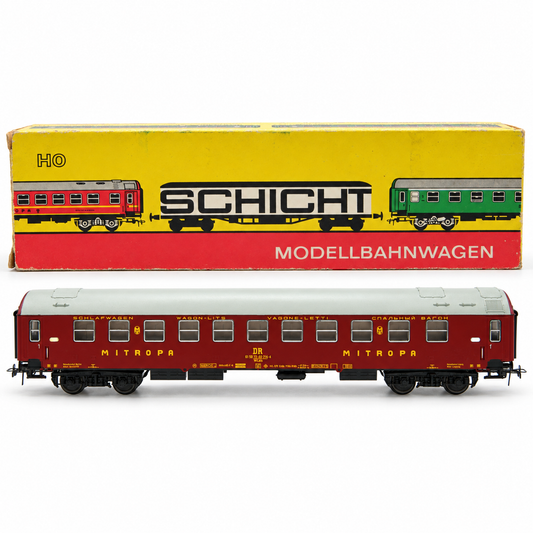 Schicht 426/58 DR MITROPA Schlafwagen WLABm H0 1:87 beleuchtet OVP