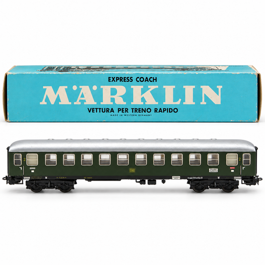 Märklin 4022 DB D-Zugwagen 2. Klasse H0 Blech grün OVP Unterboden Korrosion