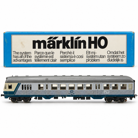 Märklin 4160 Silberling Steuerwagen BDnf 735 DB H0 2. Klasse AC OVP