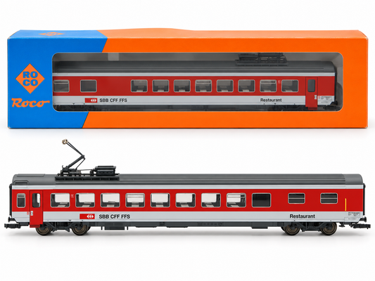 Roco 44228A SBB CFF FFS Speisewagen EW IV H0 1:93,5 Epoche V OVP  Beschreibung