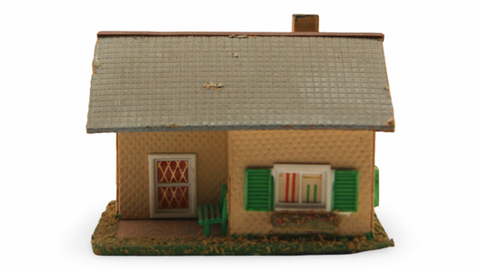 DDR Modellhaus Wohnhaus mit Terrasse & Bank TT 1:120 Vintage